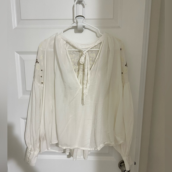 Free People Have It My Way Embroidered Top - Picture 4 of 8